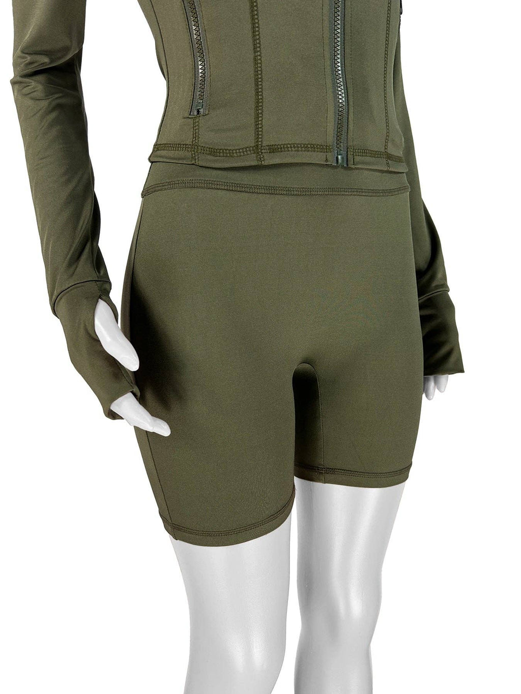 MB FASHION  Athletic Set Long-Sleeve Zip-Up Design 4068LY