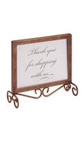Boutique Cobblestone 5.5" x 7" Countertop Sign Holder