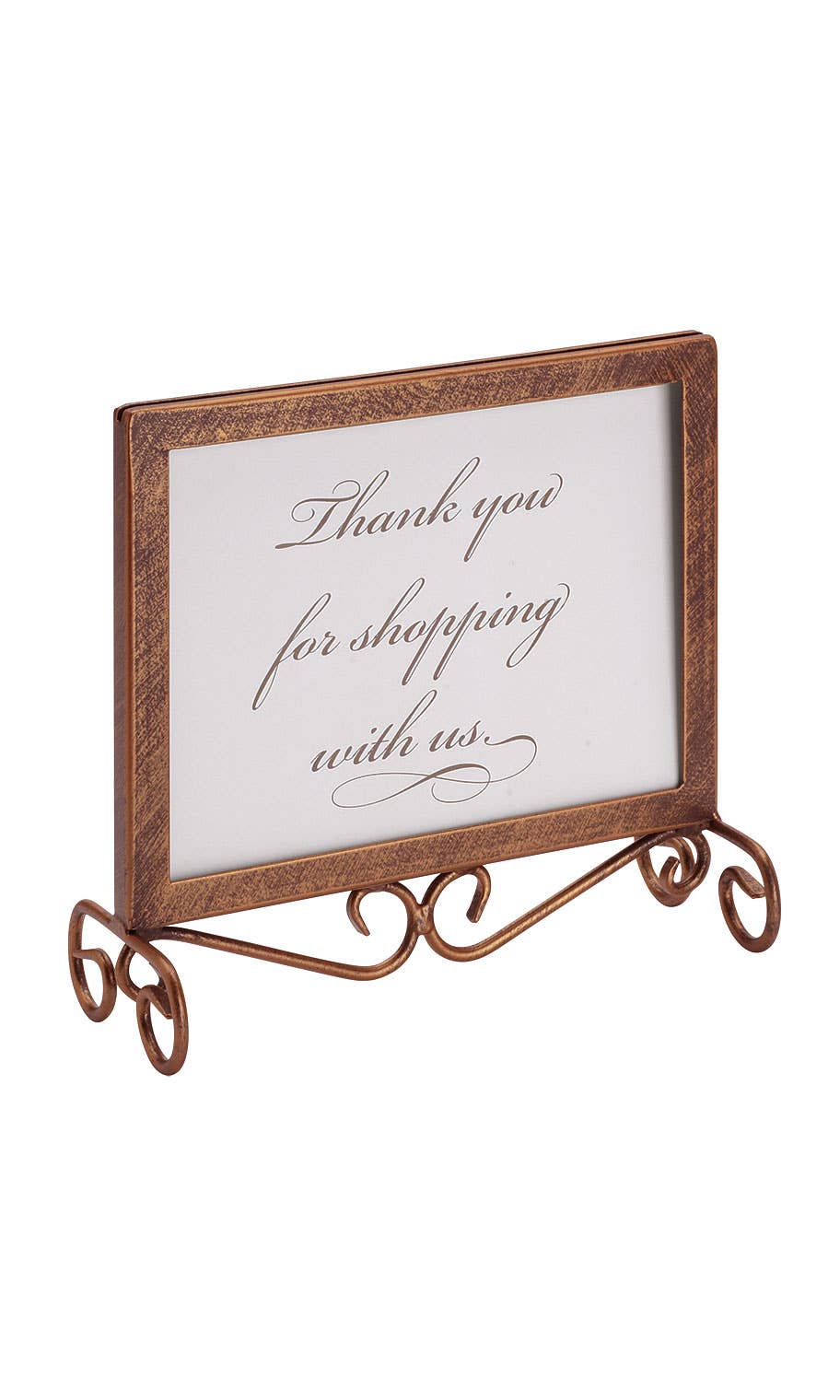 Boutique Cobblestone 5.5" x 7" Countertop Sign Holder