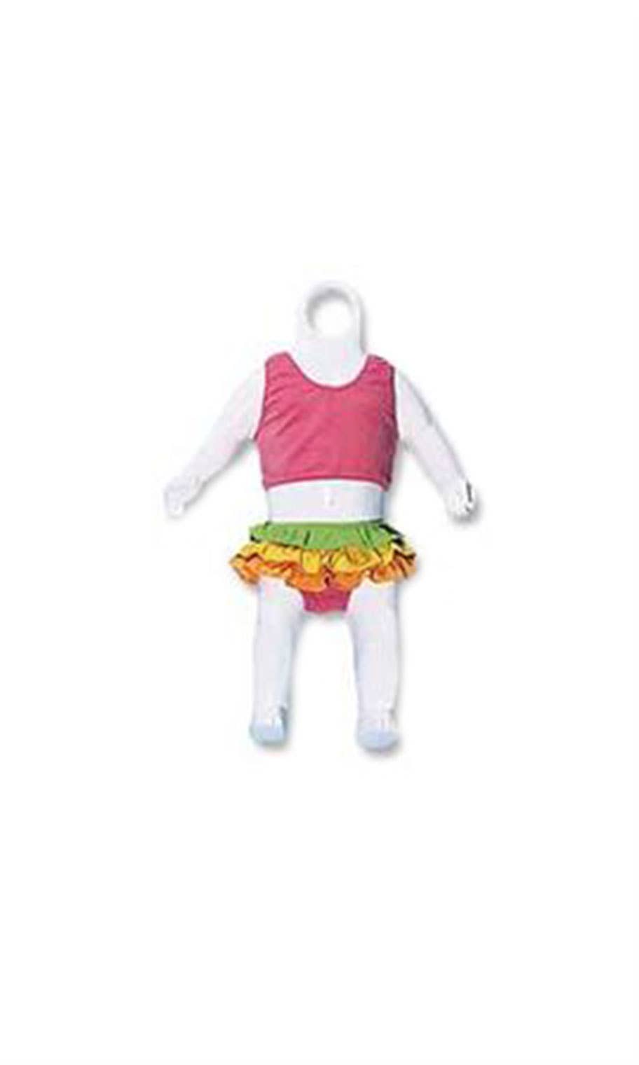 Economy White Plastic Hanging Infant Fashion Form