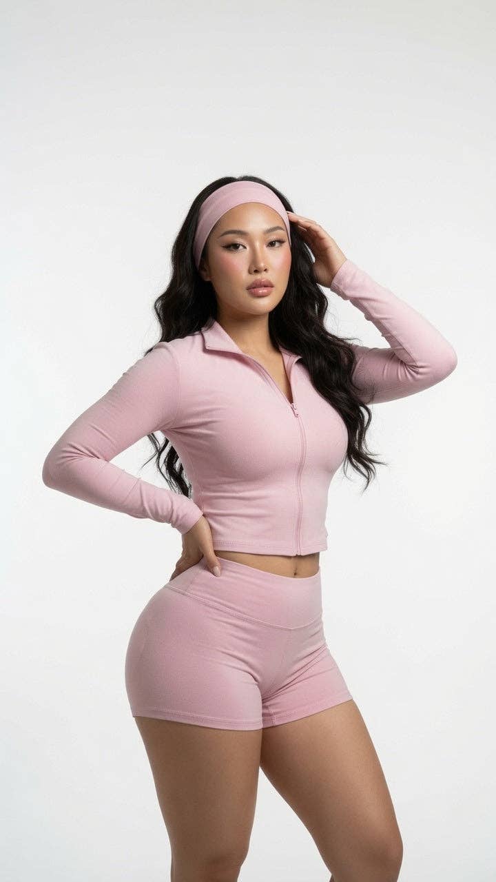 MB FASHION Women’s 3-Piece Activewear Set 6019