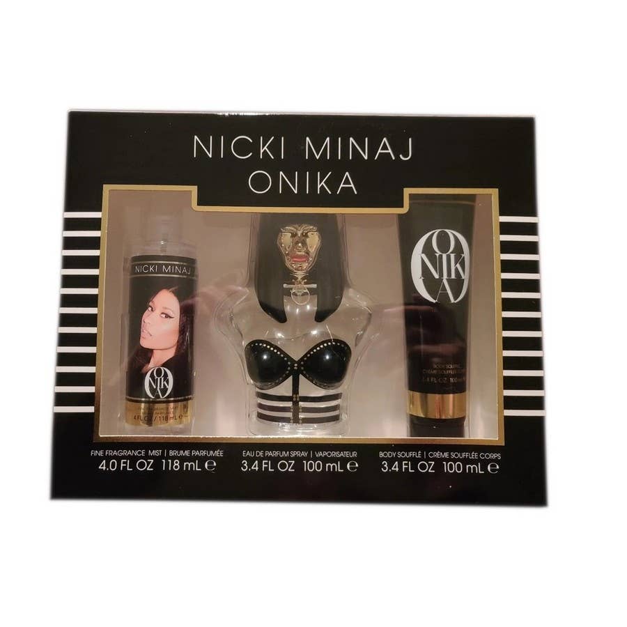 Nicki Minaj Onika 3 Pc Set Women Edp 3.4, Bm 4.0, Bs 3.4 oz